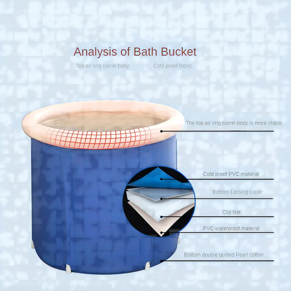 Portable Collapsible Ice Bath Tub