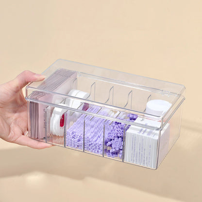 Multi-Grid Trapezoid Cosmetic Storage Box