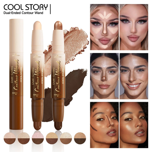 6-Color Pearl Contouring Stick Set