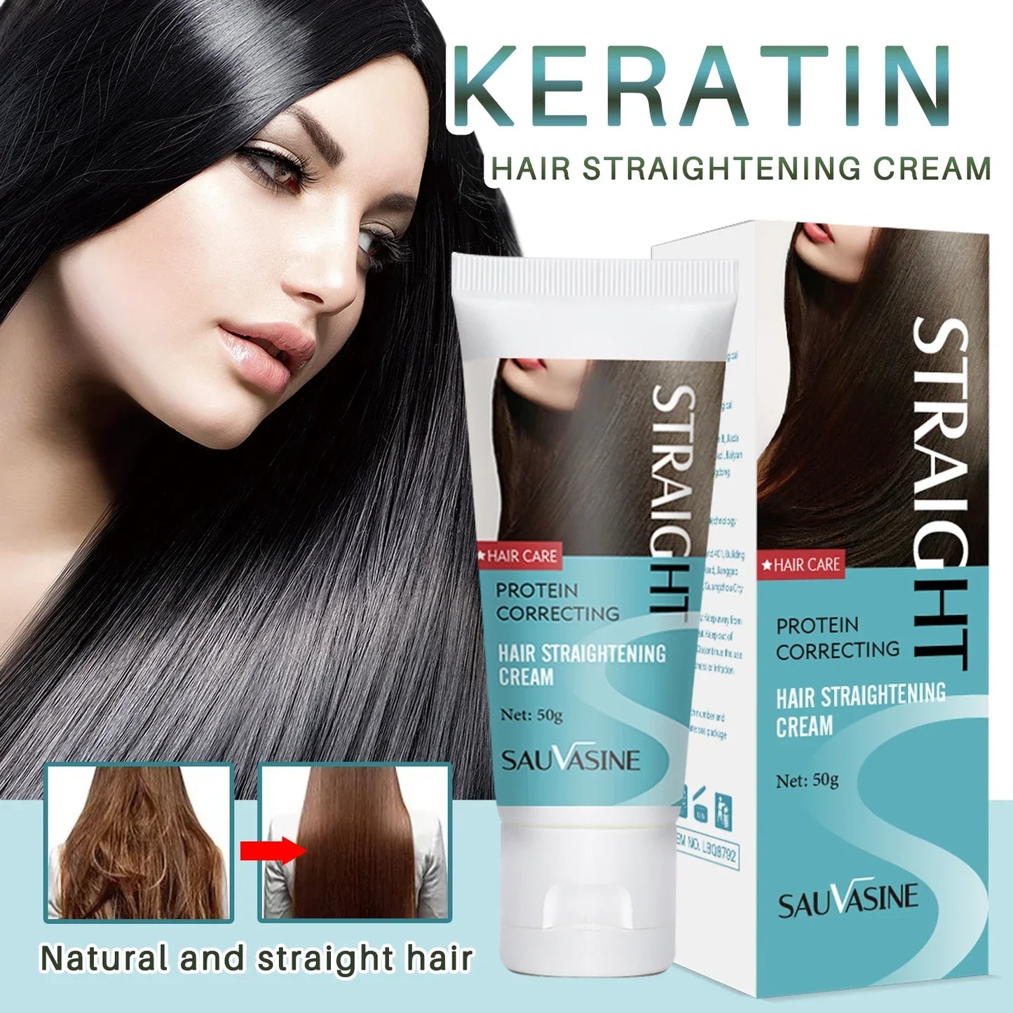 Professional Keratin Straightening Cream