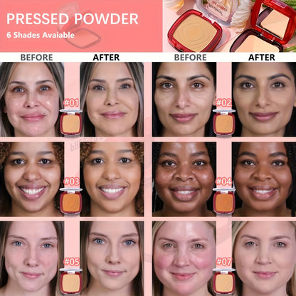 Matte Full-Coverage Pressed Powder Foundation