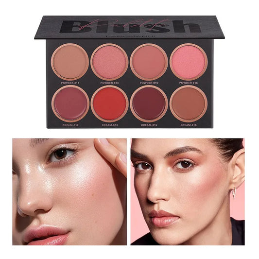 Eight-Color Brightening Blusher Palette