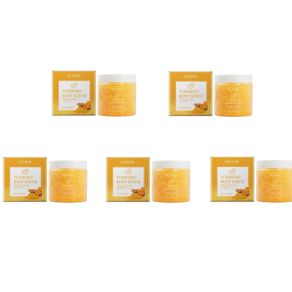 Turmeric Sea Salt Body Scrub