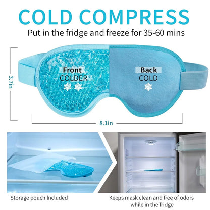 Reusable Hot and Cold Gel Eye Mask