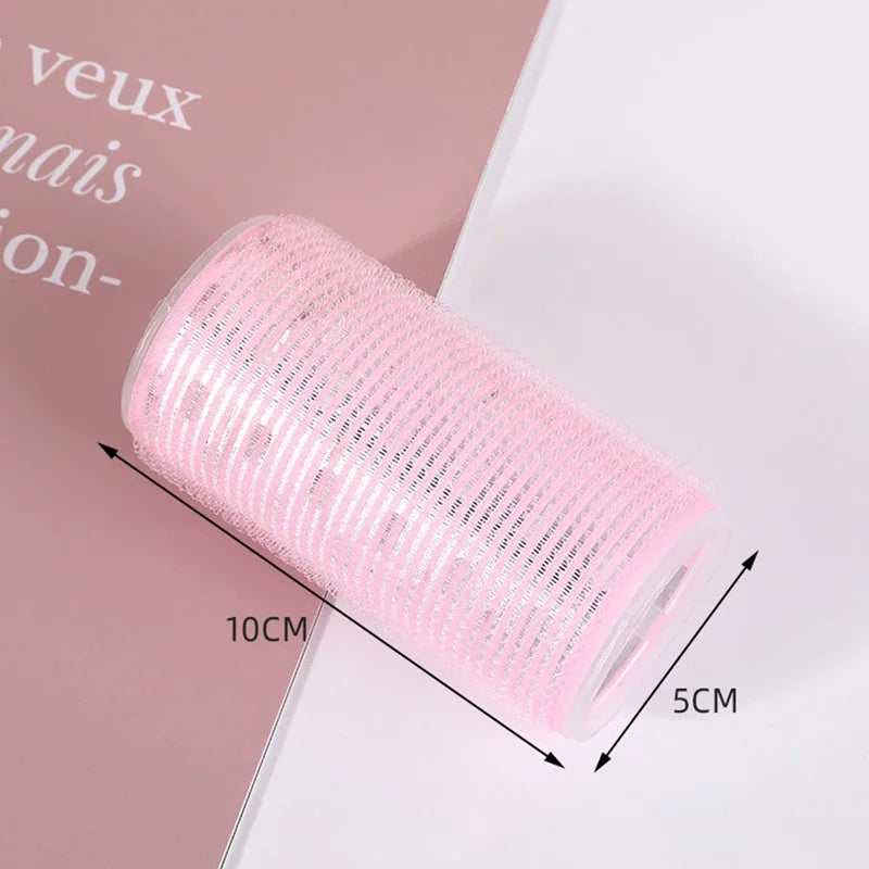 Large Self-Adhesive Hook Loop Hair Roller for DIY Curl Styling