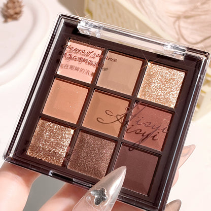 Nine-Color Chocolate Eyeshadow Palette