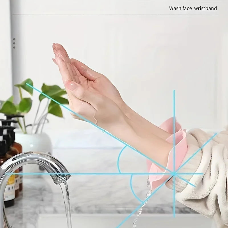 Reusable Silicone Splash-Proof Wristbands