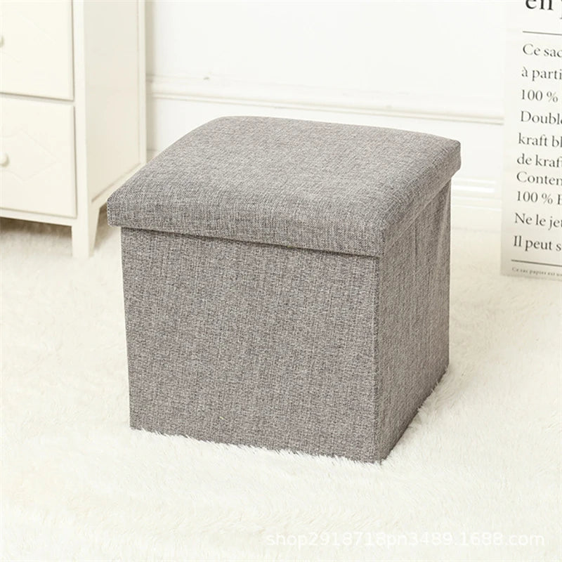 Foldable Storage Stool