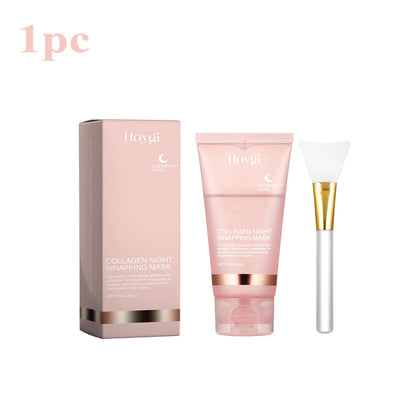 Korean Collagen Overnight Peel-Off Hydrating Wrapping Facial Mask Set