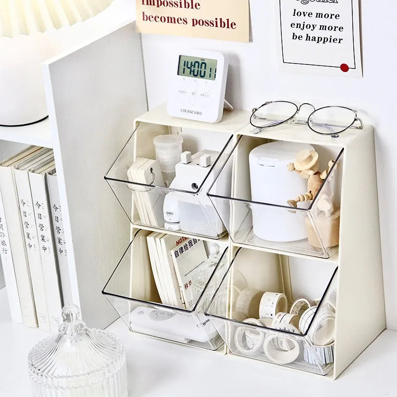 Clear Acrylic Desktop Shelf Organizer