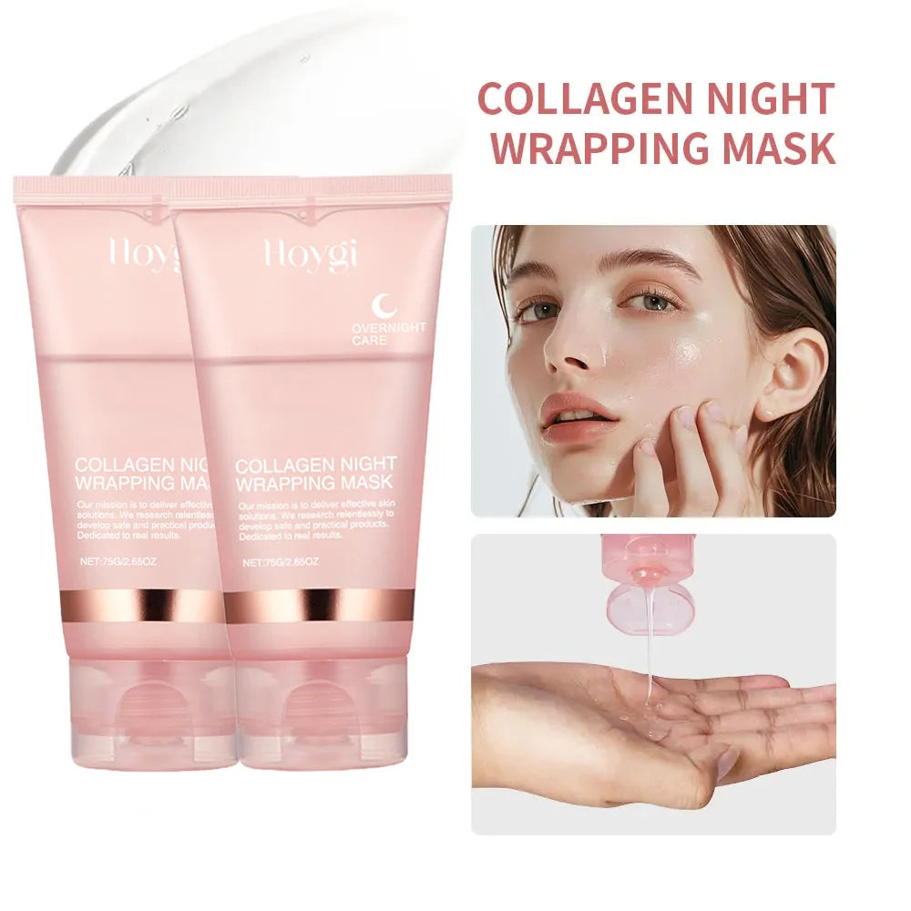 Korean Collagen Overnight Peel-Off Hydrating Wrapping Facial Mask Set