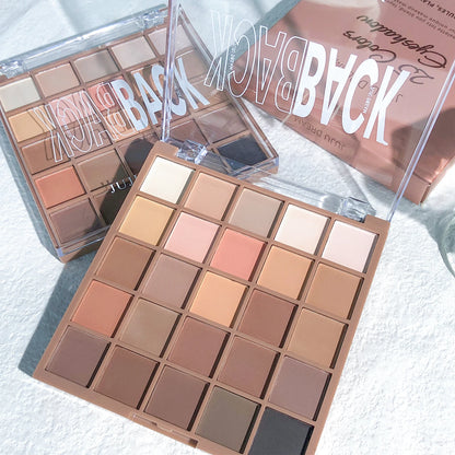 Twenty-Five Color Matte Nude Eyeshadow Palette