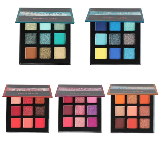 9-Color Shimmer Matte Eyeshadow Palette