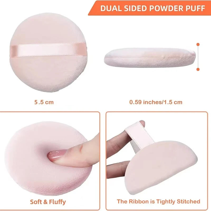 Soft Velvet Makeup Sponges Set