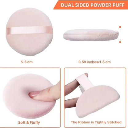 Soft Velvet Makeup Sponges Set