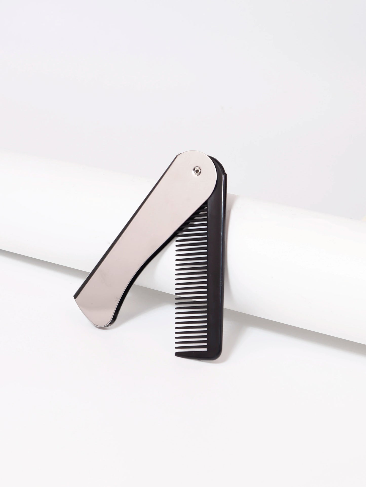 Stainless Steel Foldable Fine-Tooth Beard Comb