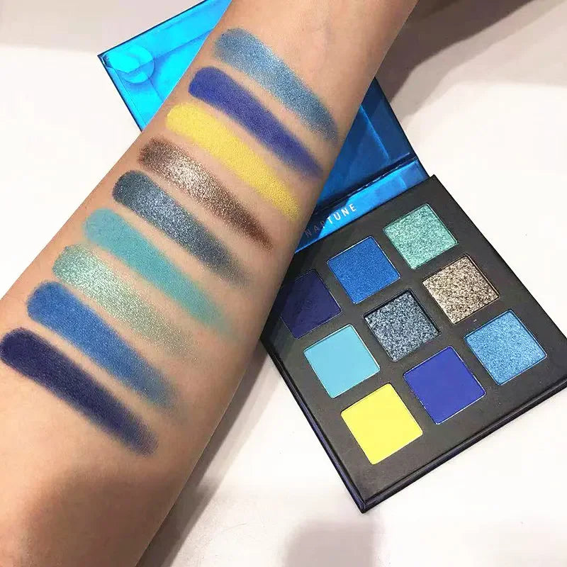 9-Color Shimmer Matte Eyeshadow Palette