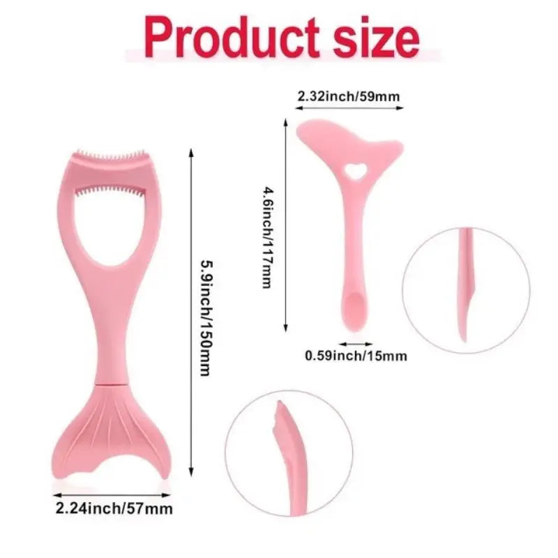 Reusable Silicone Eyeliner Stencil and Mascara Shield Set