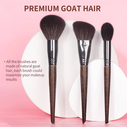Professional Goat Hair Makeup Brush Set