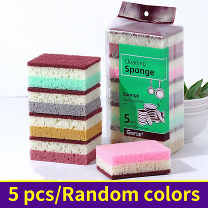 High-Density Non-Greasy Kitchen Sponge Cloth