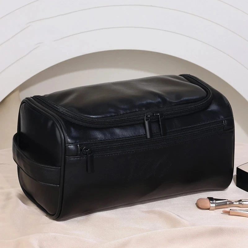 Large-Capacity Waterproof PU Travel Toiletry Bag