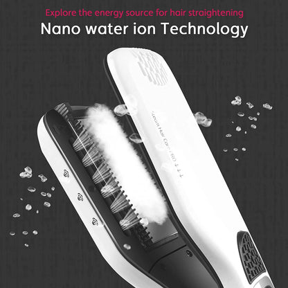 Steam Hair Straightener Brush