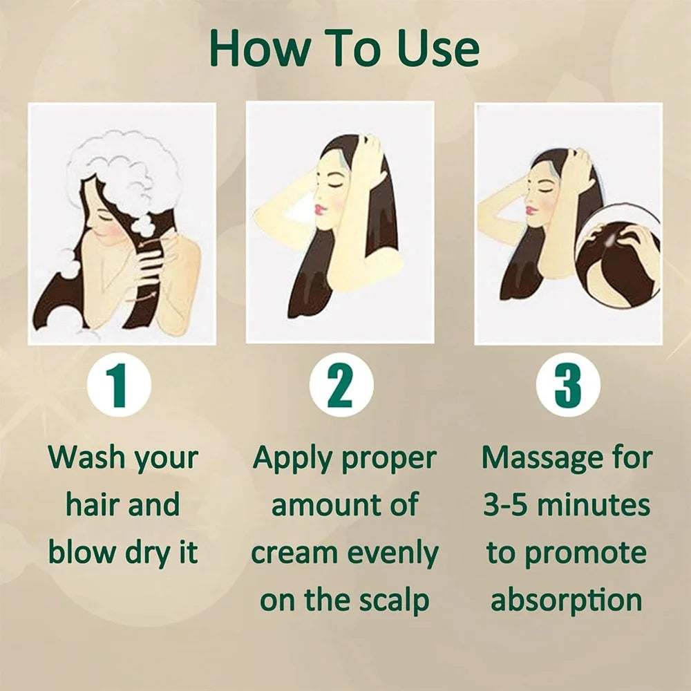 Ginger Biotin Hair Cream Moisturizing Mask