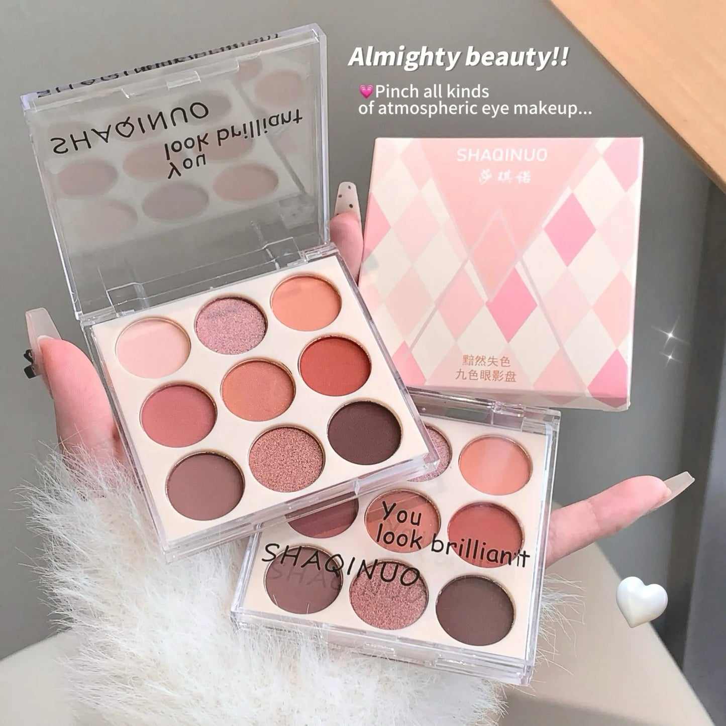 Nine-Color Matte Eyeshadow Palette