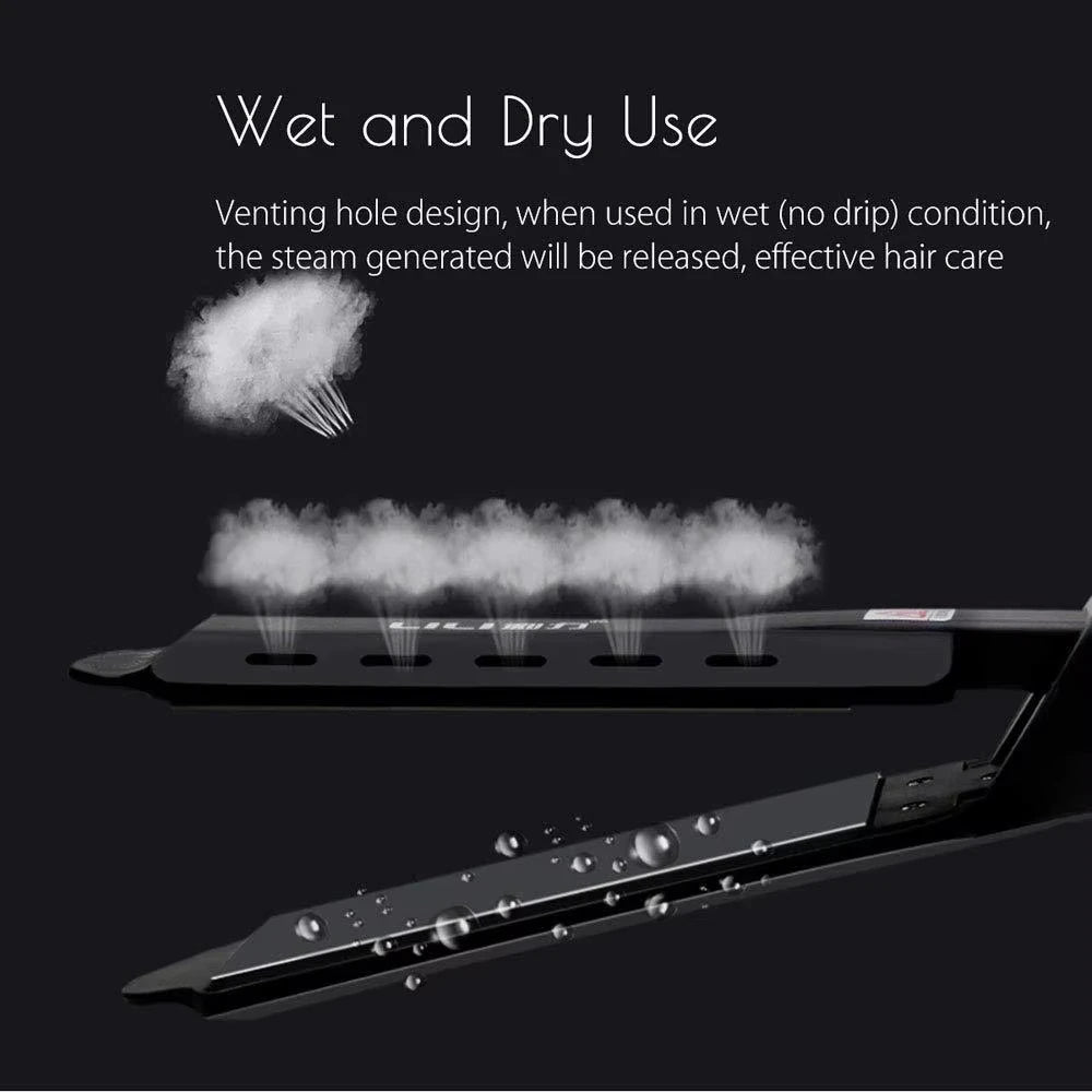 Dual-Use Hair Straightener Curler