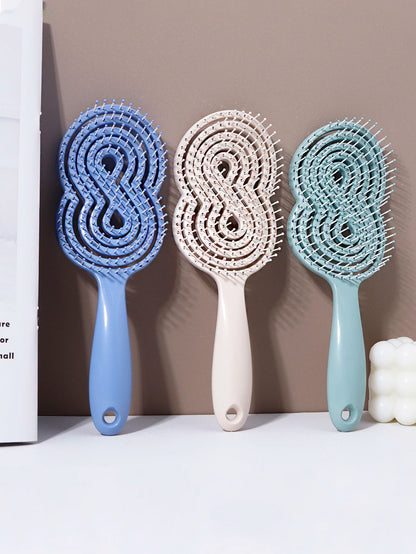 Hollow Out Anti-Static Detangling Massage Brush