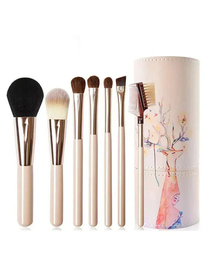 Professional Pink Makeup Brush Set