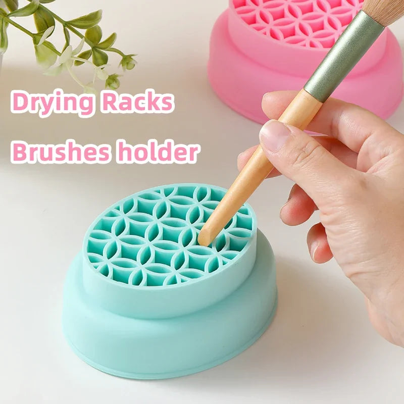 Silicone Makeup Brush Washing Bowl