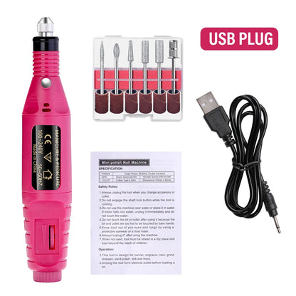 Professional Electric Nail Drill Machine Set