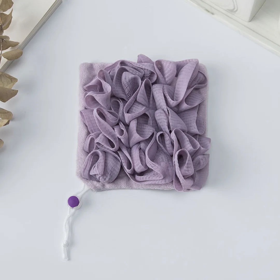 2-in-1 Exfoliating Bath Loofah Towel