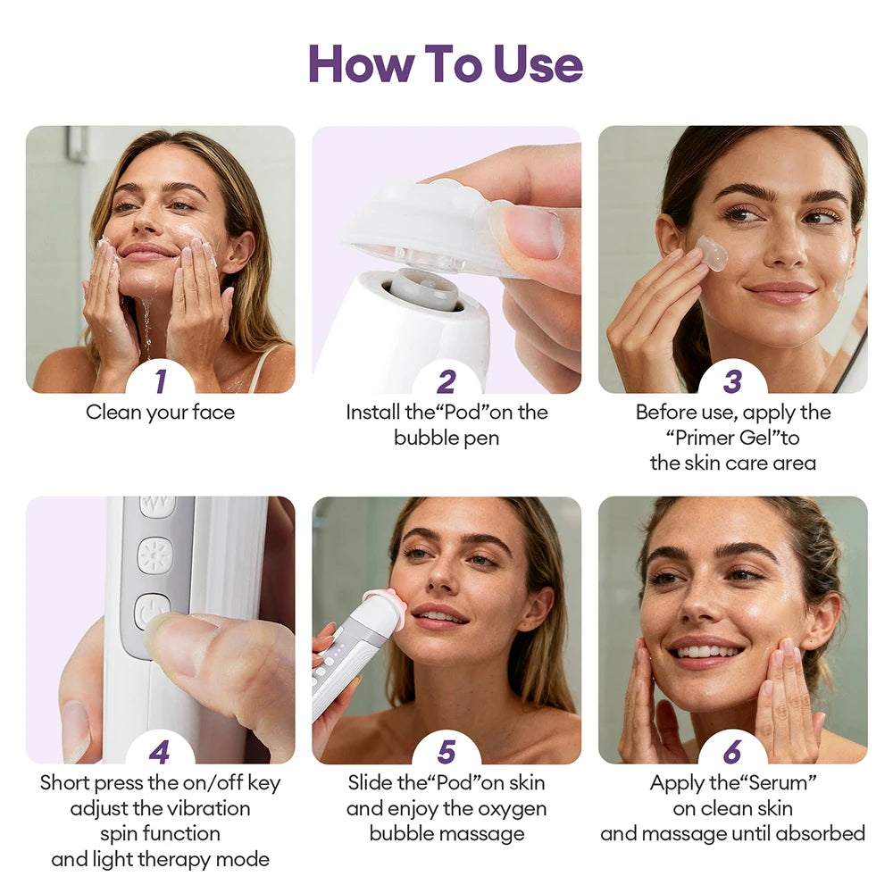 Wireless CO₂ Oxygen Bubble Pen