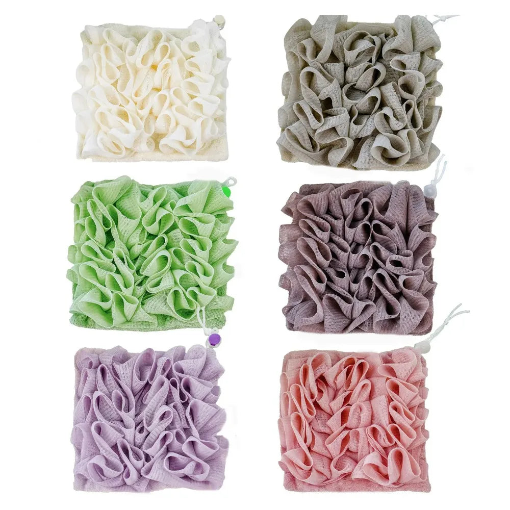 2-in-1 Exfoliating Bath Loofah Towel