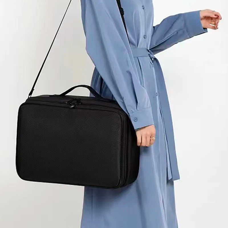 Large-Capacity Oxford Cloth Travel Makeup Bag