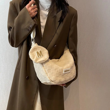 Large Capacity Korean Crossbody Dumpling Bag