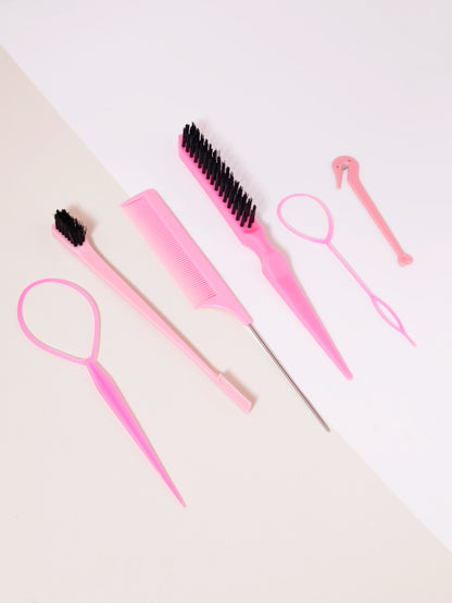 6PCS Professional Hair Styling Comb Set