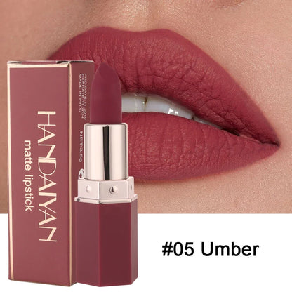 6-Color Matte Lipstick Set Waterproof