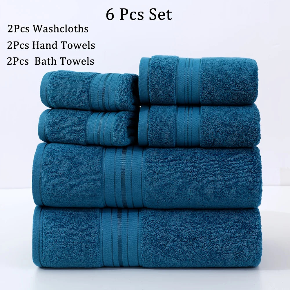 6-Piece Cotton Towel Set