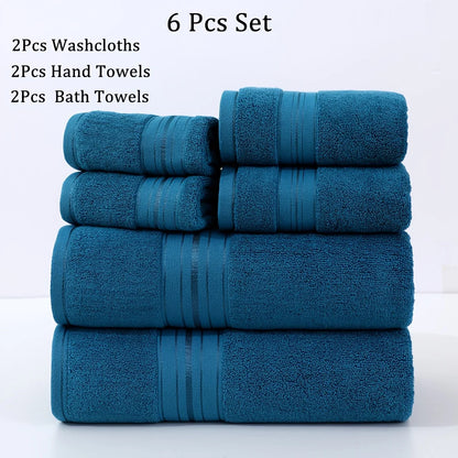 6-Piece Cotton Towel Set