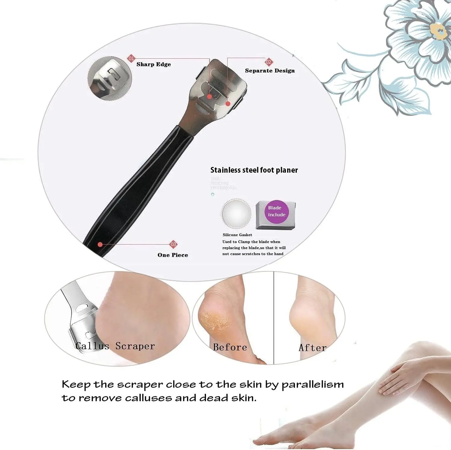 Professional Stainless Steel Pedicure Kit Set