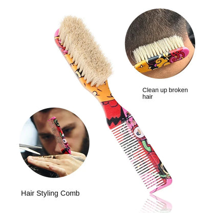 Professional Barber Horsehair Neck Duster Brush