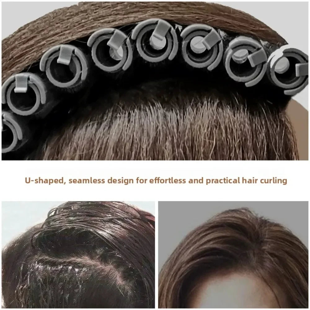 Heatless Fluffy Curling Rods Root Perm Set No-Heat Rollers