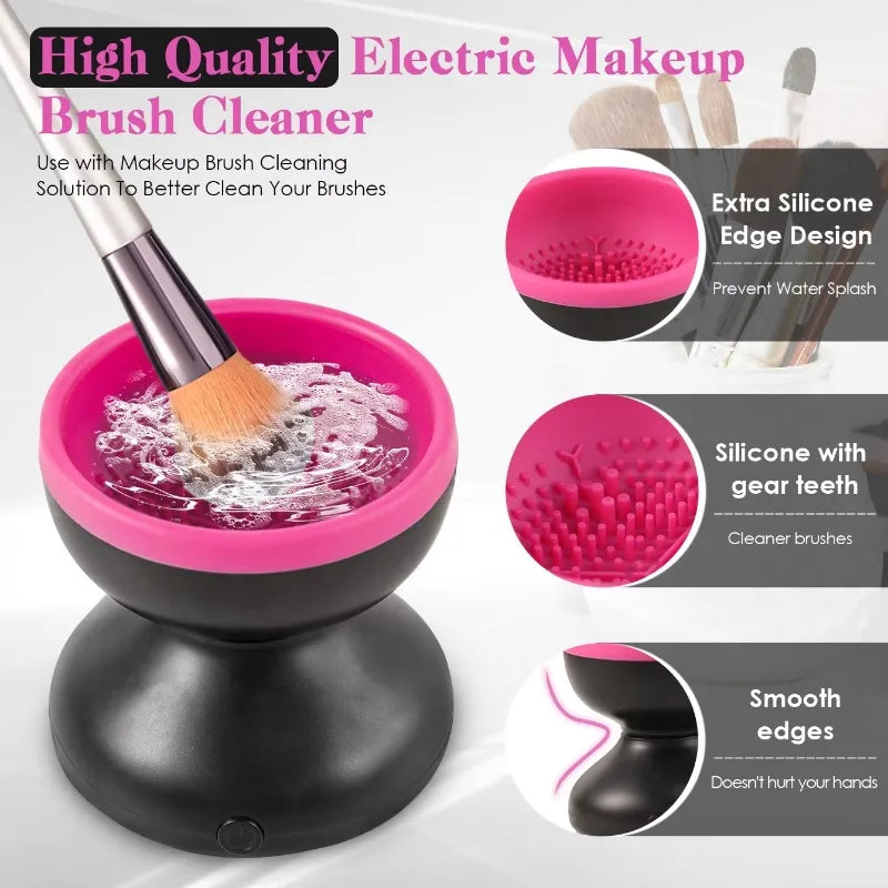Portable USB Electric Makeup Brush Cleaner