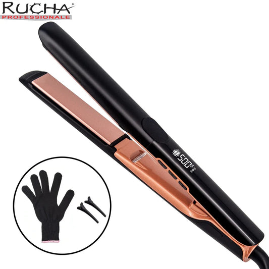500°F Keratin Flat Iron for Frizzy Damaged Hair Straightening