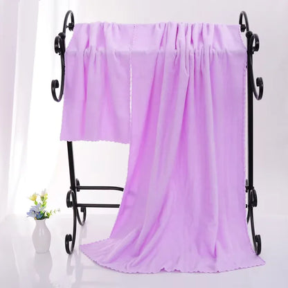 Super Soft Coral Velvet Bath Towel Set