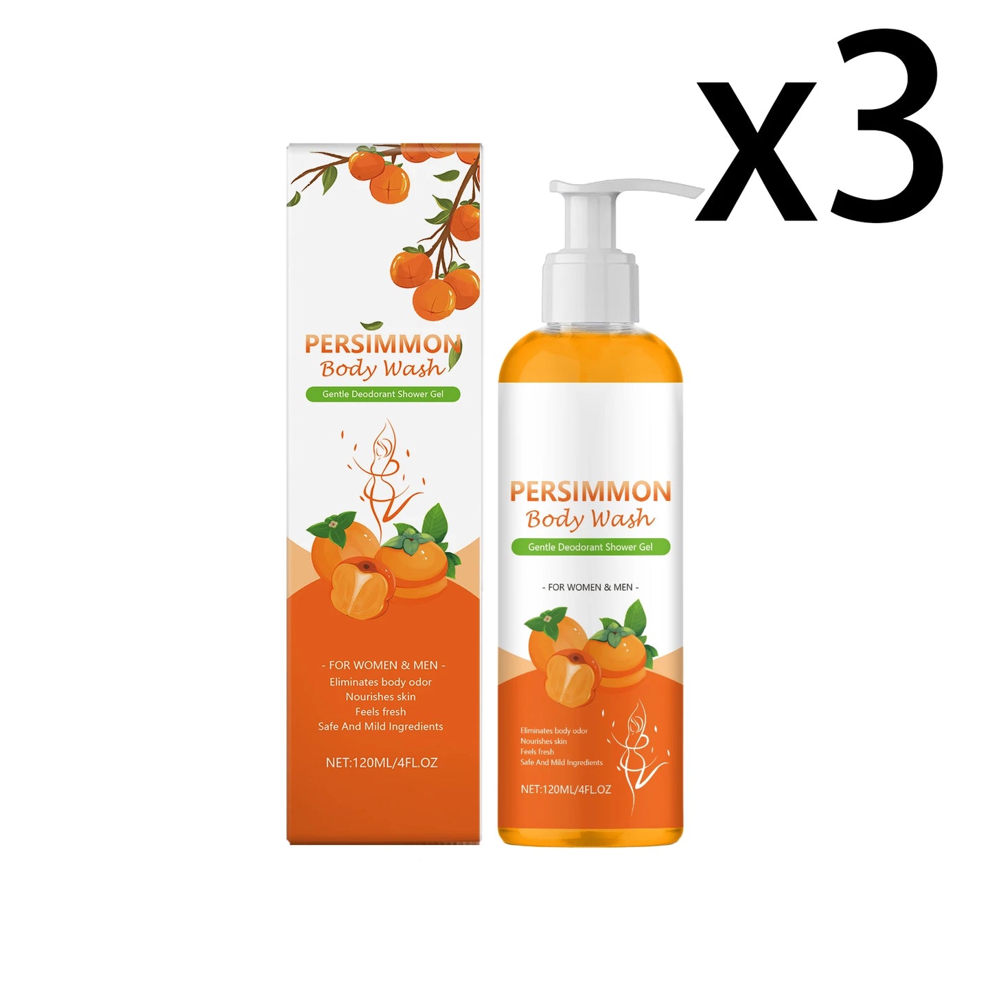 Persimmon Exfoliating Shower Gel