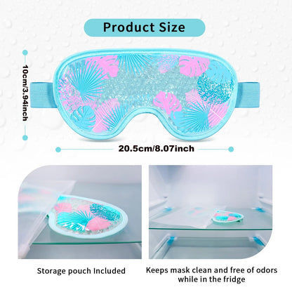 Gel Bead Cooling Eye Mask Reusable Cold Compress
